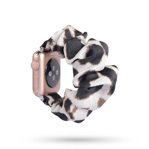 Apple Watch Series 5 40mm cool trasa mönster klockarmband - vit with svart Spots mönster multifärg