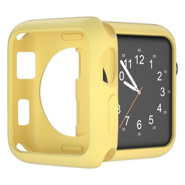 Apple Watch Series 3/2/1 42mm hållbar fodral - gul Gul