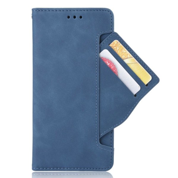 Modernt Samsung Galaxy Z Fold3 5G fodral med plånbok - Blå Blå