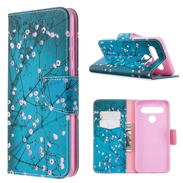 Wonderland LG K61 Etui - Træ med Blomster Multicolor