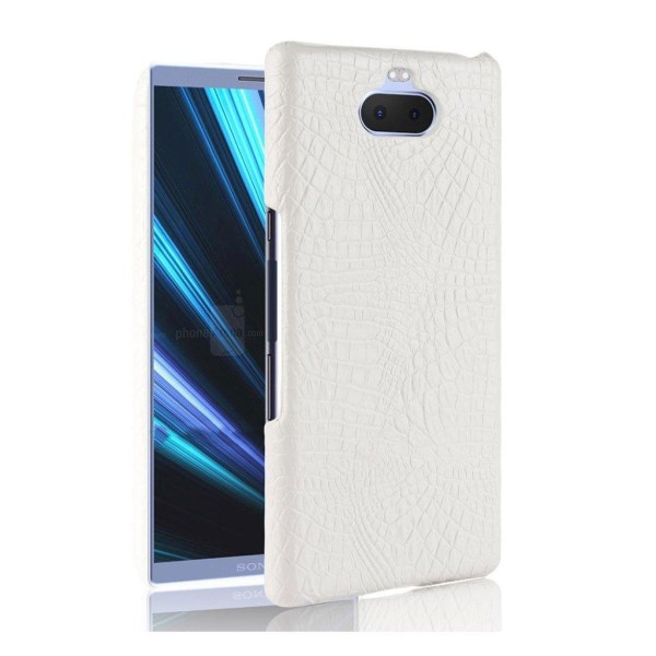 Sony Xperia 10 krokodille etui - Hvid White