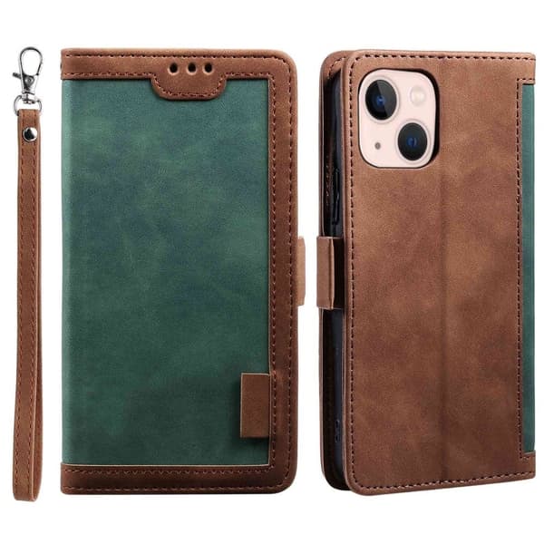Surburbian iPhone 15 Plus Läppäkotelo - Vihreä Green