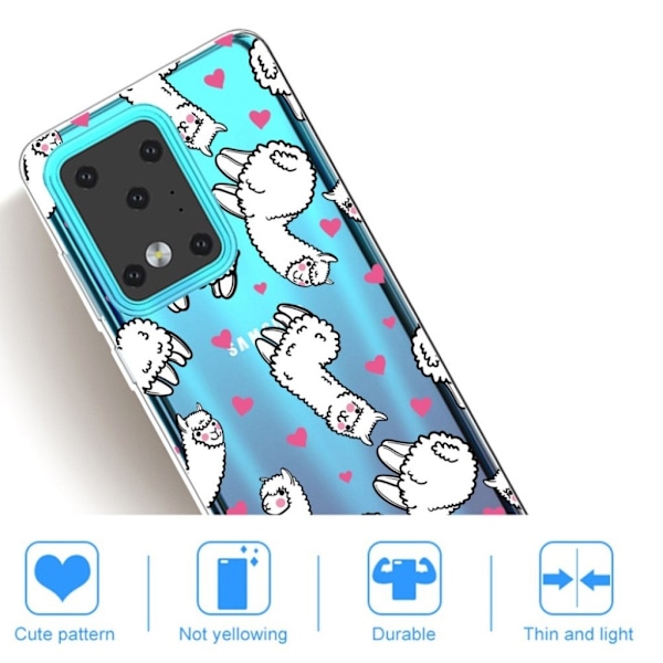 Deco Samsung Galaxy S20 Ultra kotelot - Alpakka White