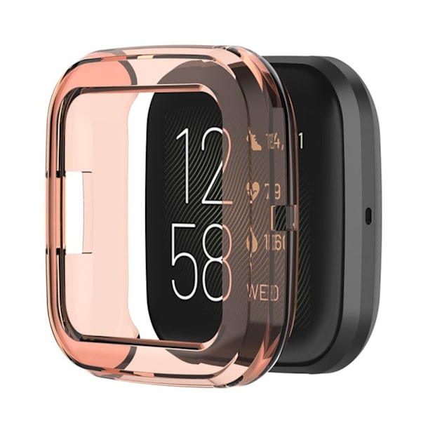Fitbit Versa 2 fleksibel translucent etui - Orange Orange