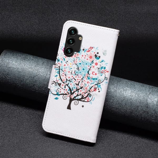 Wonderland Samsung Galaxy A13 4G Flippetui - Blomst Tre Multicolor