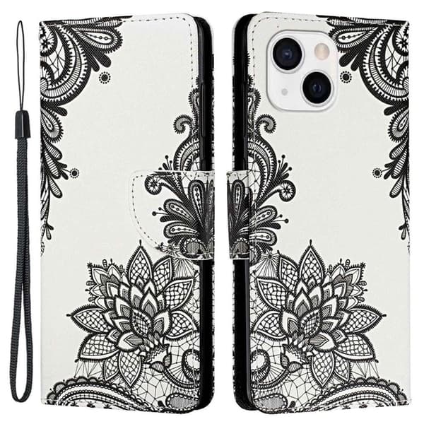 Wonderland iPhone 14 Plus fodral -Svart Svart
