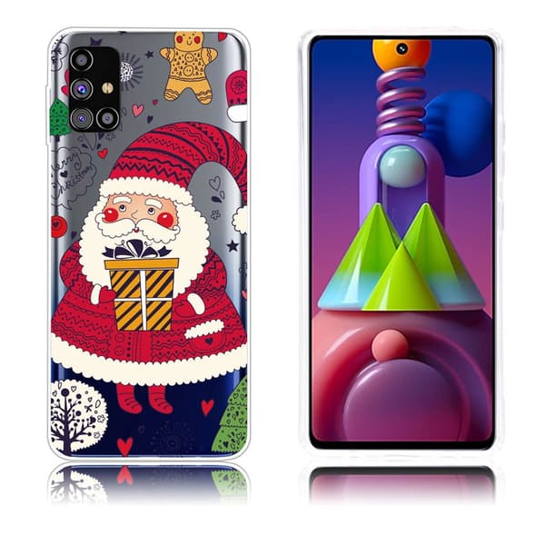 Juletaske til Samsung Galaxy M51 - Julemand Og Julemand Red