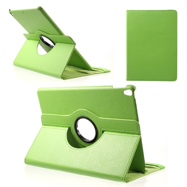 iPad Pro 10.5 Læder etui med roterende stand - Grøn Green