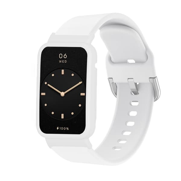 Silikoninen rannekello Xiaomi Mi Band 7 Pro - Valkoinen White