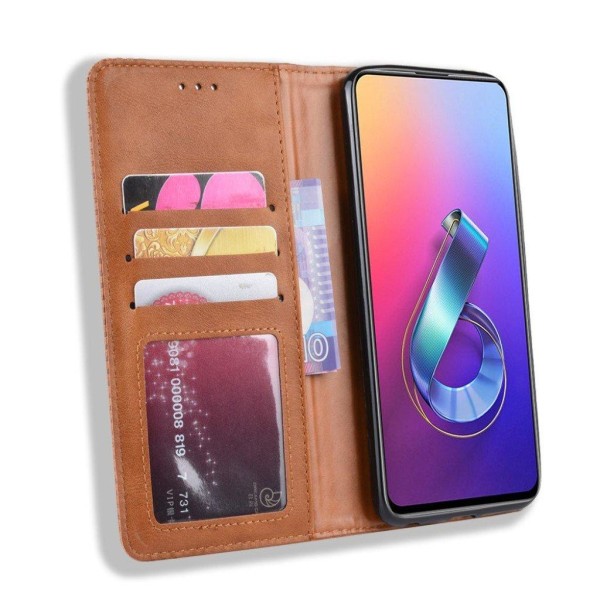 Bofink Vintage Asus ZenFone 6 ZS630KL etui - Brun Brown