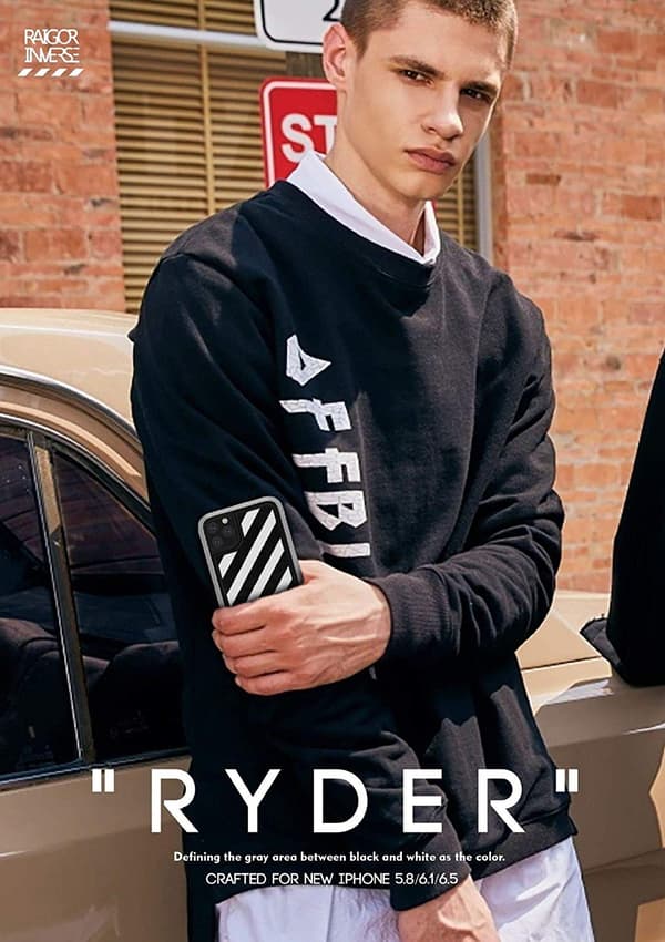 Raigor Inverse Ryder Deksel For iPhone 11 Pro - Svart Black