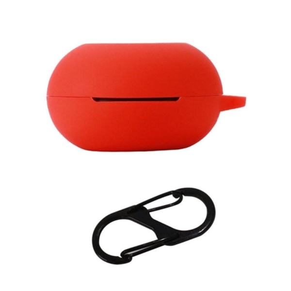Oraimo Airbuds 3 silicone cover with buckle - Red Röd