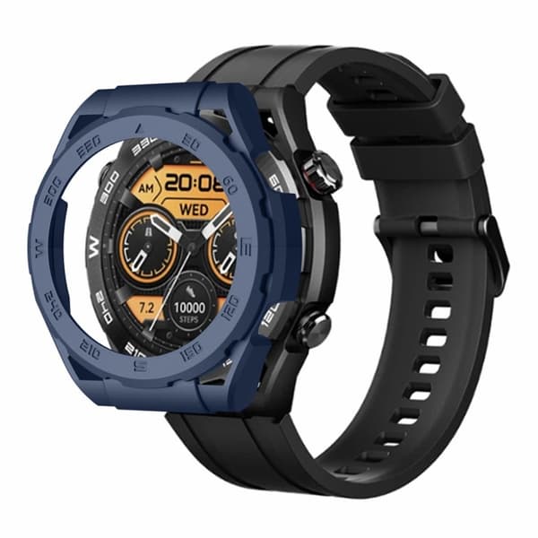 Haylou Watch R8 Hard Bumpresistent Watch Frame Case Scratch Resistant Cover - Midnatsblå Blue