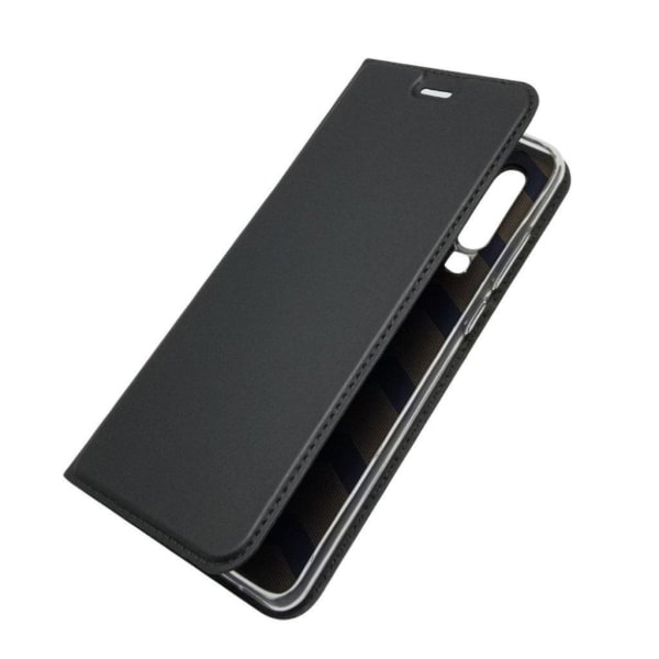 Huawei P30 itsestään imeytyvä nahkainen  suojakotelo - Musta Black