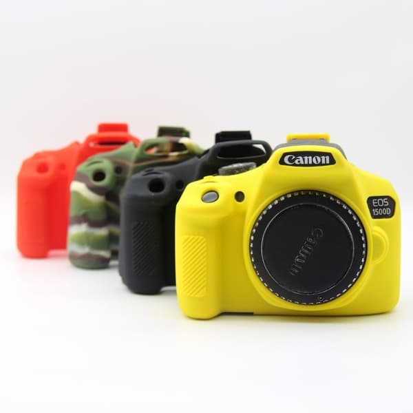 Canon EOS 1300D 1500D kameraskydd silikon - Gul Gul