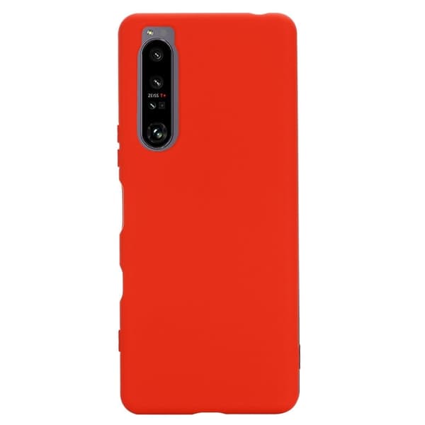 Matte Liquid Sony Xperia 1 IV silikone cover - Rød Red
