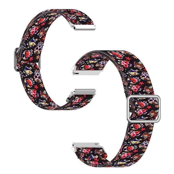 22mm Universal cool pattern watch band - Color Skull multifärg
