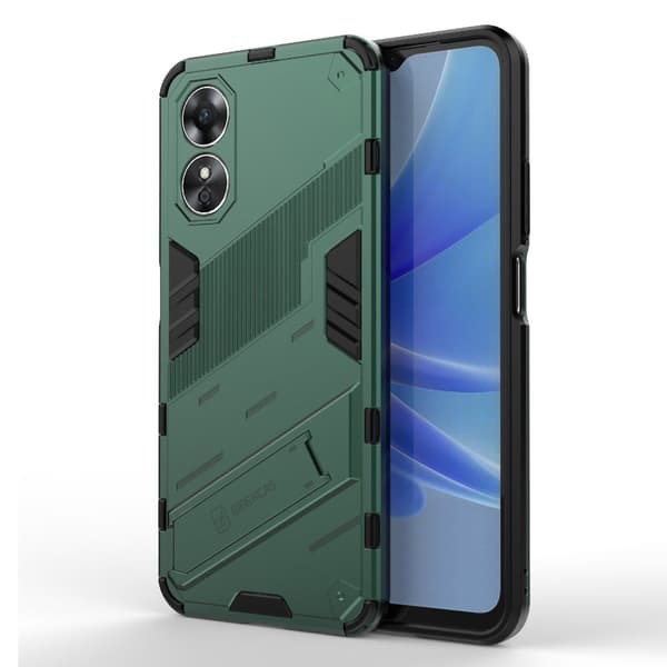 Stötsäkert Oppo A17 skal med modernt utseende - Grön Grön