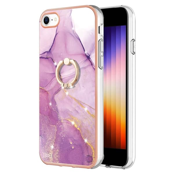 Marmormotiv iPhone SE (2022) / iPhone SE 2020 / iPhone 7 skal - Rosa Marmor Dis Rosa