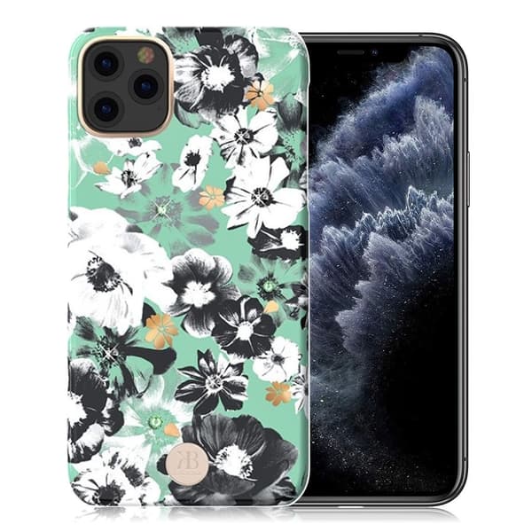 Kingxbar iPhone 11 Pro Blossom Swarovski Veske - Daisy Multicolor