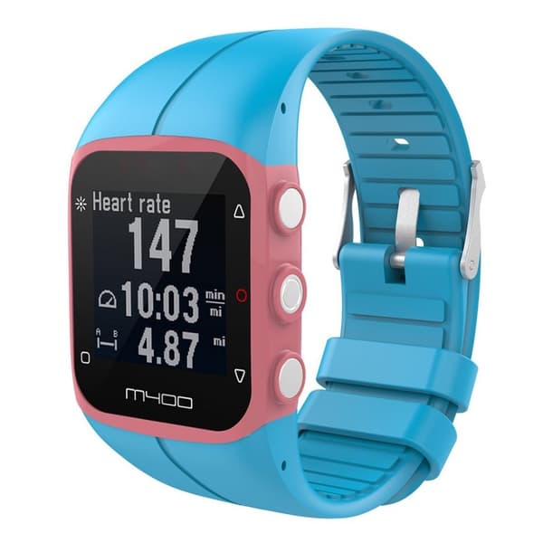 Polar M400 Silikone rem - Blå Blue