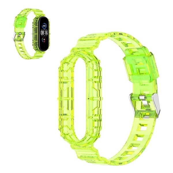 Xiaomi Mi Smart Band 6 translucent watch band - Yellow Gul