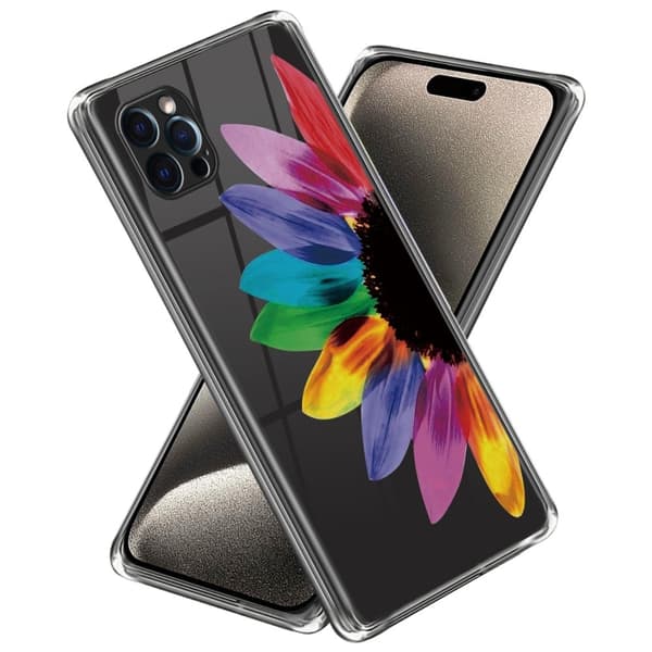 Deco iPhone 16 Pro deksel - Fargerik Blomst Multicolor