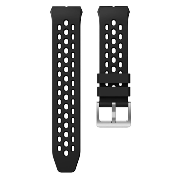 Huawei Watch GT 2e dobbeltfarvet silikoneurrem - Sort / Sort Black