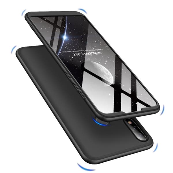GKK ASUS ZenFone Max Pro (M2) 3-i-1 avtakbar deksel - Sort Black