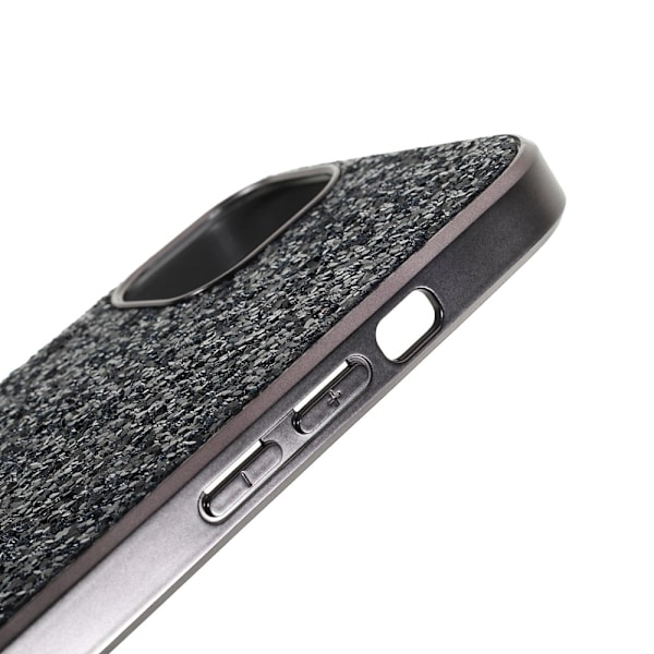 Glitter etui til iPhone 13 - Sort Black