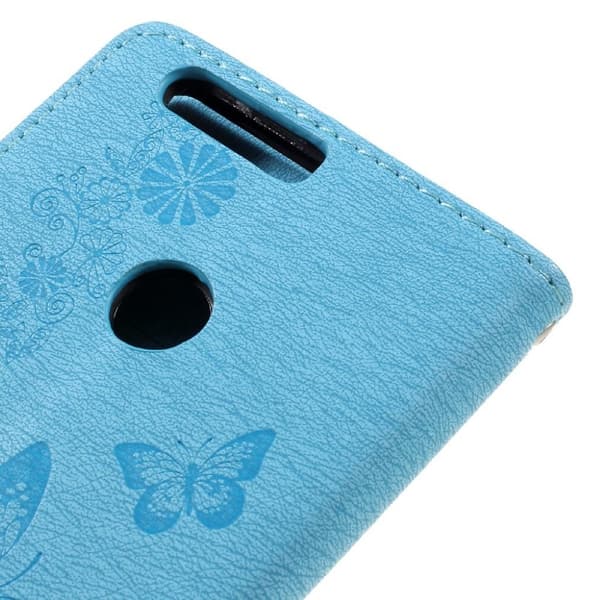 Huawei Honor 8 holdbart silicone-etui - Blå Blue