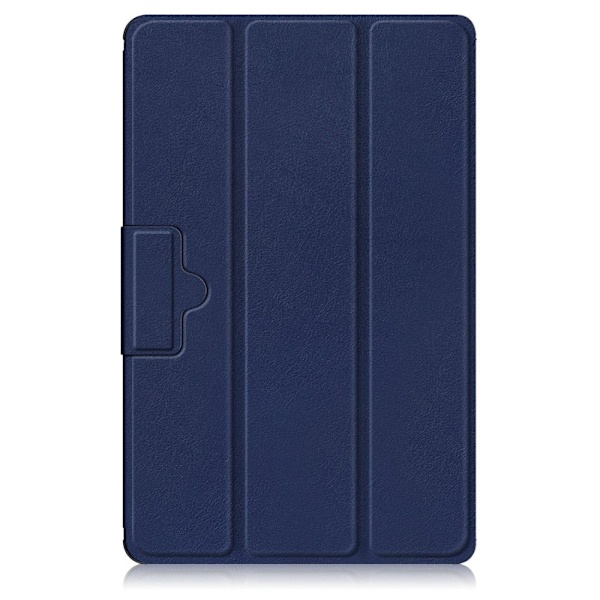 Tri-fold läderfodral för Lenovo Tab M10 (Gen 3) - Mörkblå Blå