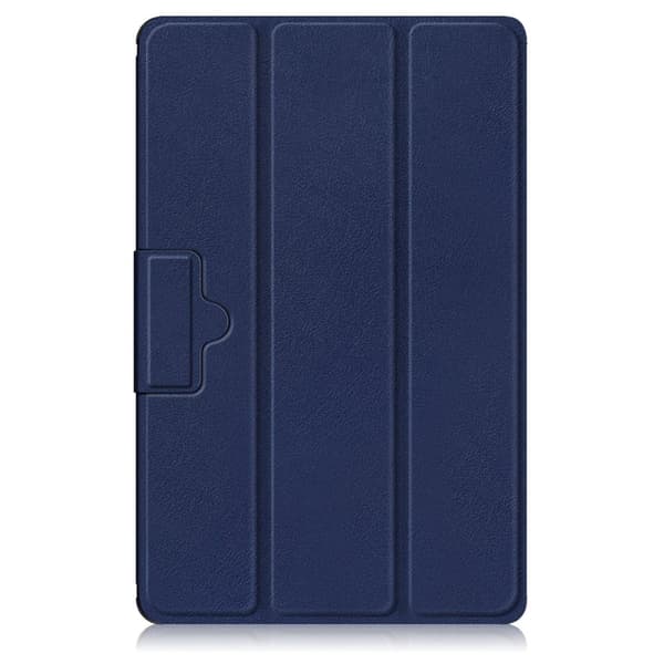 Tri-fold Leather stander etui til Lenovo Tab M10 (Gen 3) - Mørkeblå Blue