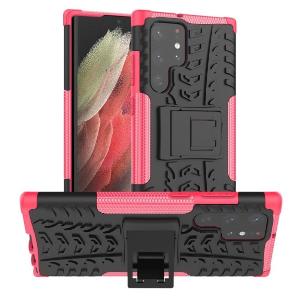 Offroad Samsung Galaxy S22 Ultra skal - Rosa Rosa