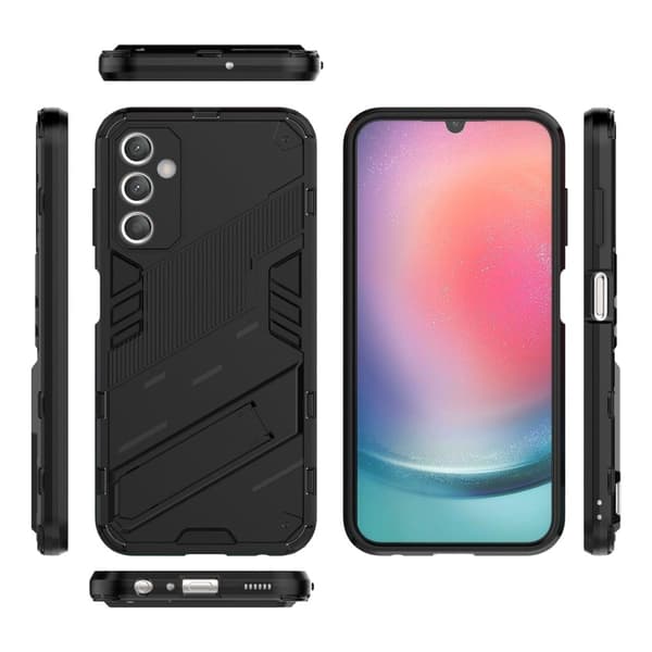 Stødsikker Hybrid Cover med A Moderne Touch til Samsung Galaxy S23 Fe - Sort Black