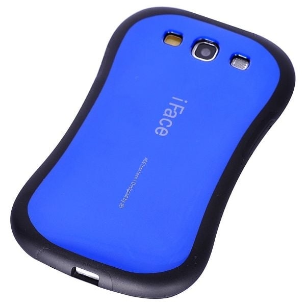 iFACE (Hvit) Samsung Galaxy S3 Deksel Blue