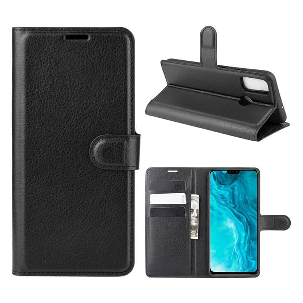 Classic Honor 9X Lite kotelot - Musta Black