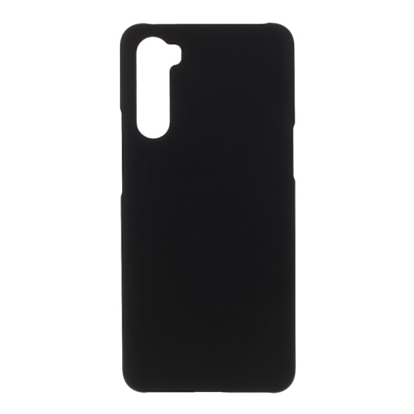 Gummibelagt hårdt PC-bagsideetui til OnePlus Nord - Sort Black
