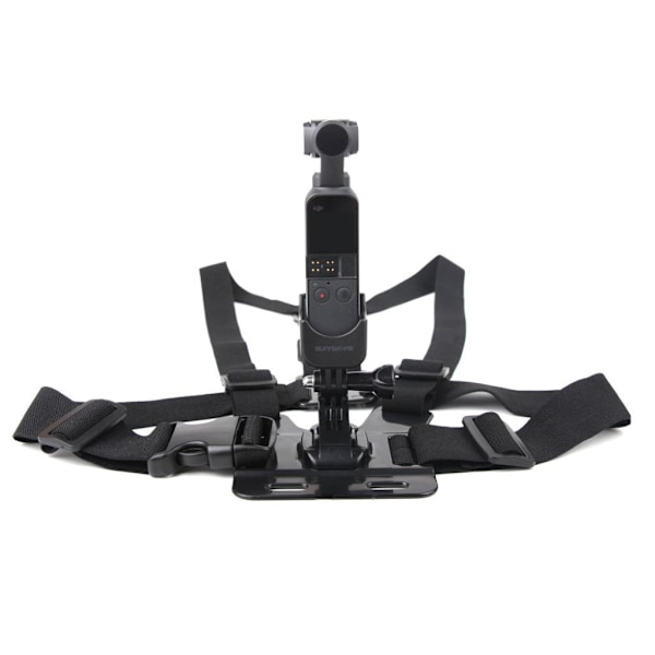 DJI Osmo Pocket 2 bröstband + adapter Svart