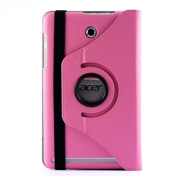 Borelius Acer Iconia Tab 8 A1-840 Kääntyvä Nahkakotelo - Pinkki Pink