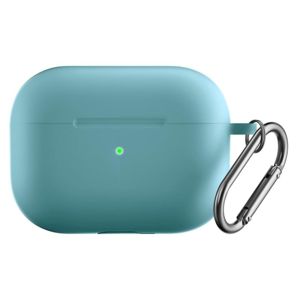 AirPods Pro 2 silicone case with carabiner - Mint Green Green