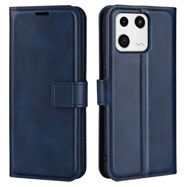 Læderetui med Pung til Xiaomi 13 - Blå Blue