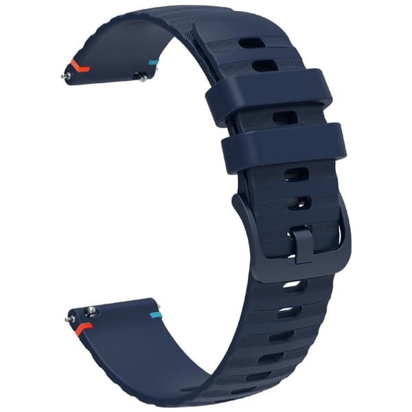 Samsung Galaxy Watch7 Universal 20mm silikone urrem - Marine Blå Blue