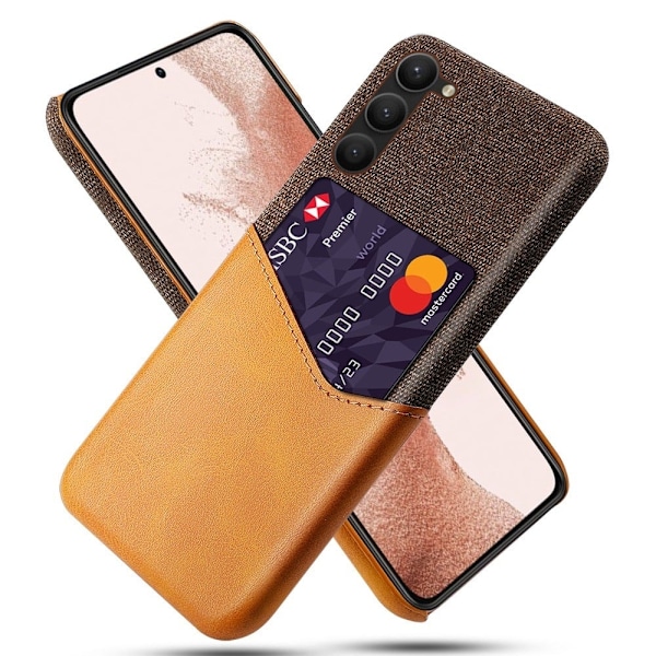 Bofink Samsung Galaxy S23 Plus Card Suojakuori - Ruskea Brown