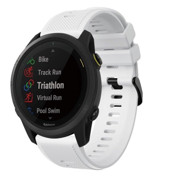 Garmin Forerunner 745 silikoninen kellonauha - Valkoinen White