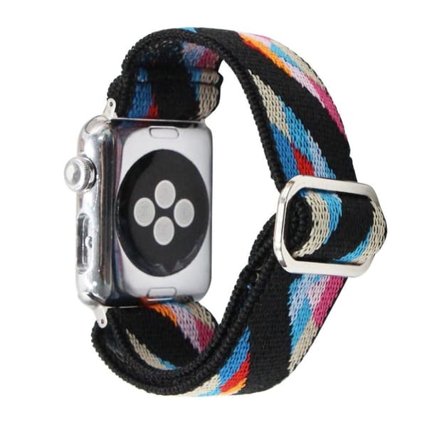 Apple Watch Series 6 / 5 44mm woven style pattern watch band - Colorful Block multifärg