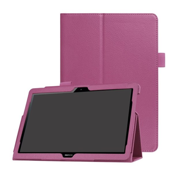 Huawei MediaPad T3 10 Enfärgat fodral i läder - Lila Lila