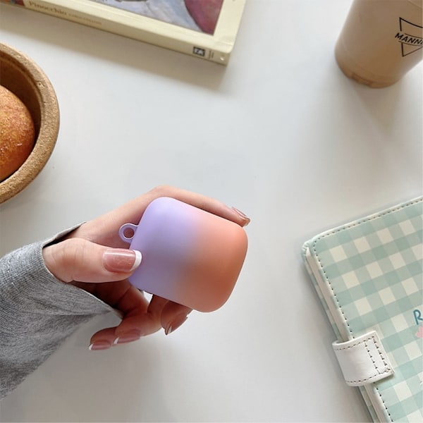 Sony LinkBuds etui med gradientfarve - Grå / Lilla Multicolor
