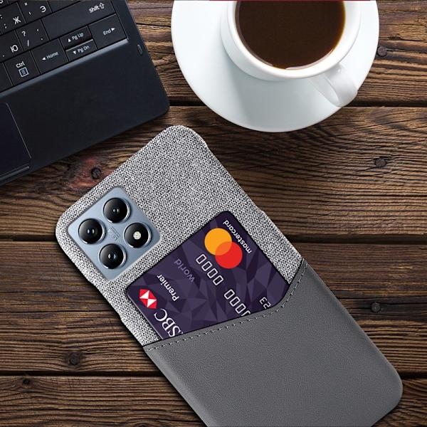 Bofink Xiaomi 14T Pro kortdeksel - Grå Silver grey