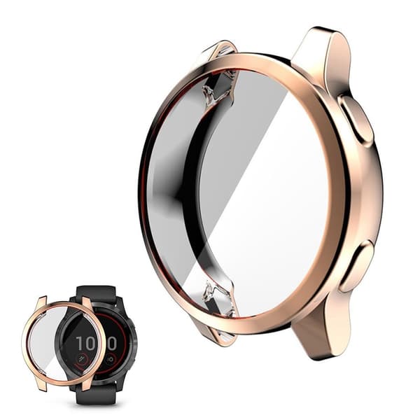 HAPT PRINCE Garmin Venu 2 / Vivoactive 4 TPU-deksel - Gull Gold